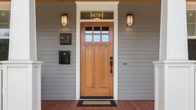 a front porch of a house